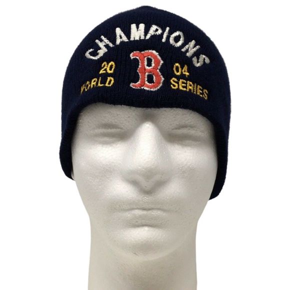 red sox world series winter hat